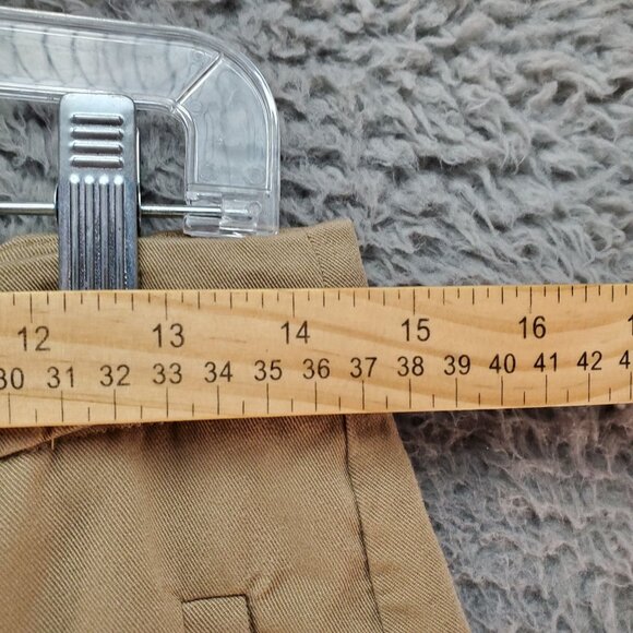Old Navy Pants Womens Medium Tall Khaki Brown Taylor Straight Trouser - Picture 3 of 8